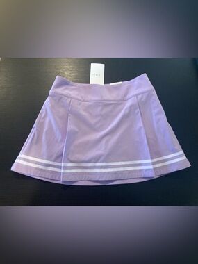CALIA Truelight 15” Golf Skort ~ Lavender Side Zip UPF 50+ ~ Size 8